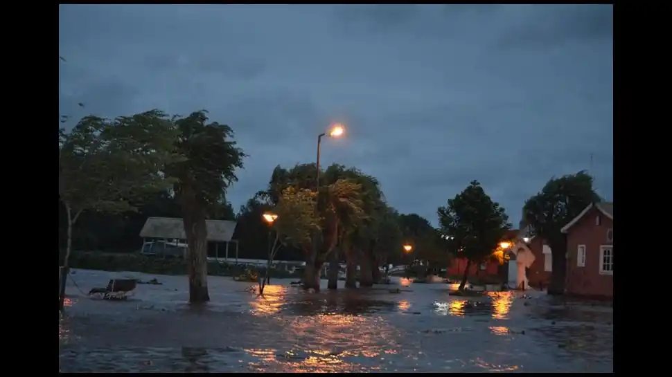 Villa Paranacito es azotada por el temporal