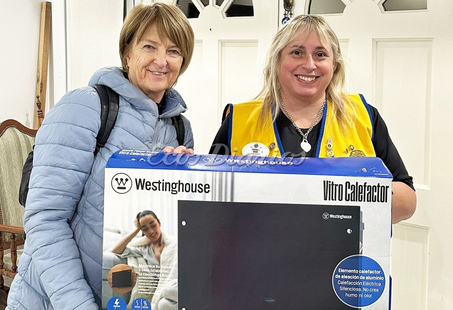 Vitrocalefactor. Entregó Yanina Berri a Liliana Espelet