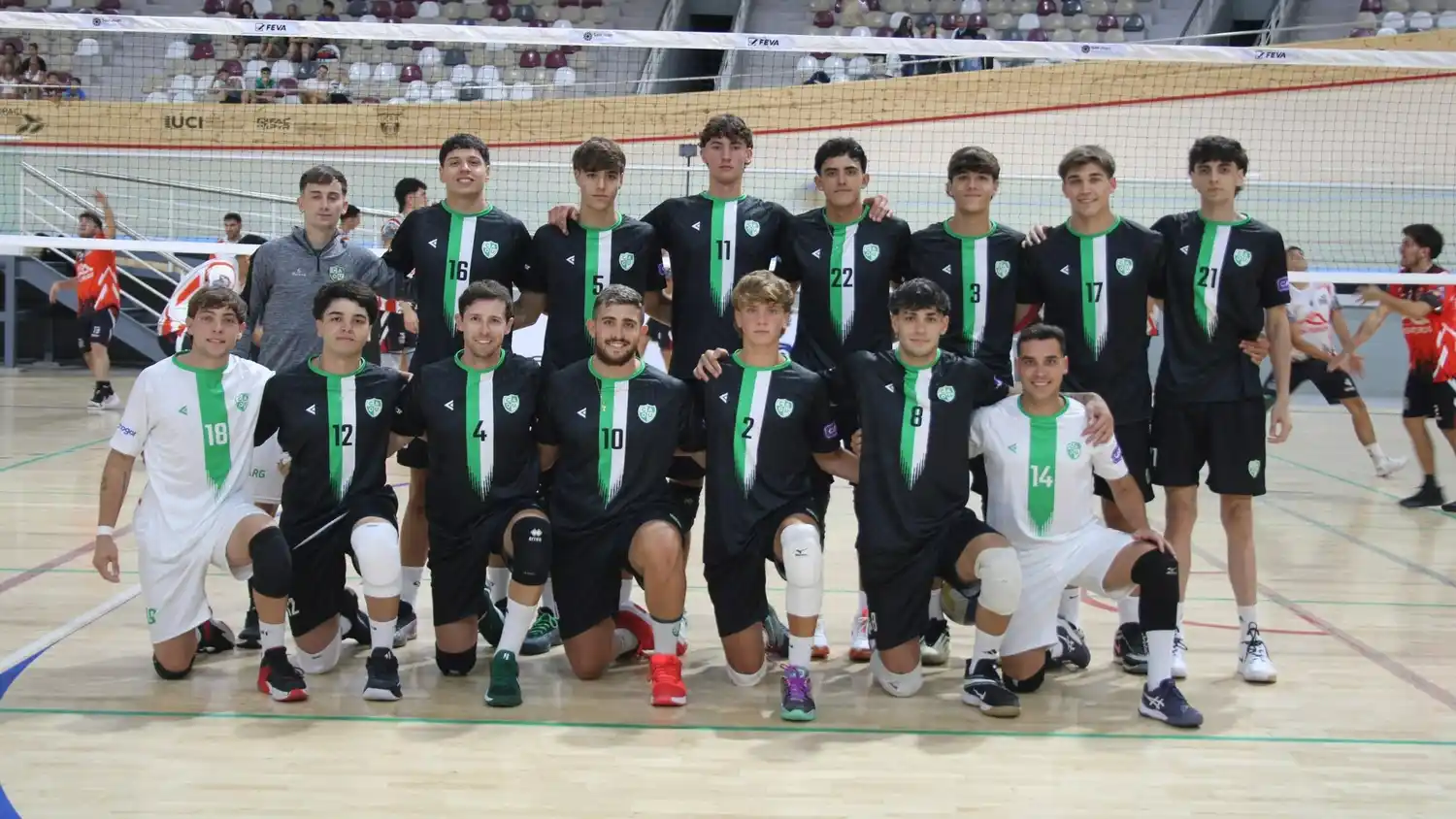 Francisco Remón. Con el número 22, forma parte del conjunto masculino marplatense