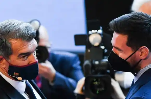 Laporta: «Espero y deseo que el capítulo de Messi en Barcelona no haya terminado»