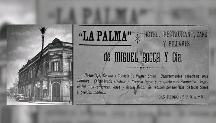 Un aviso que promocionaba el lugar y sus comodidades de aquel momento.