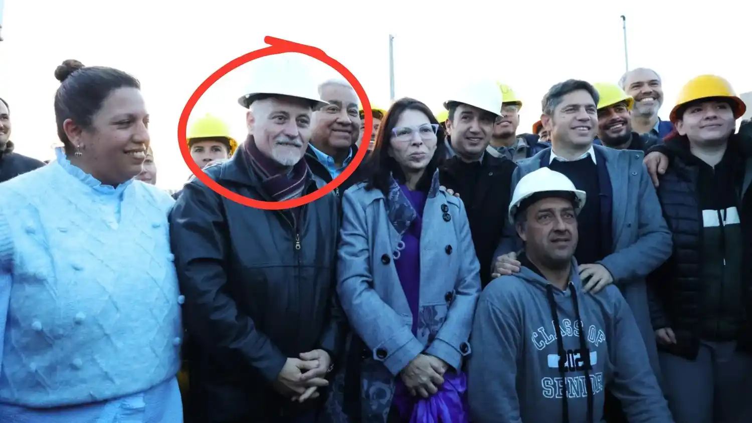Fabián Veneziano en barrio Güemes