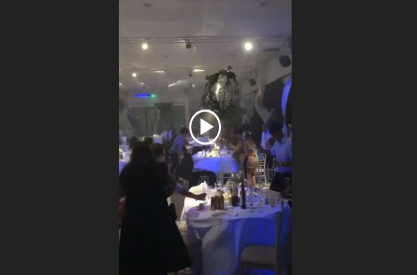 Un casamiento fue interrumpido por el fuerte temporal en Santa Fe