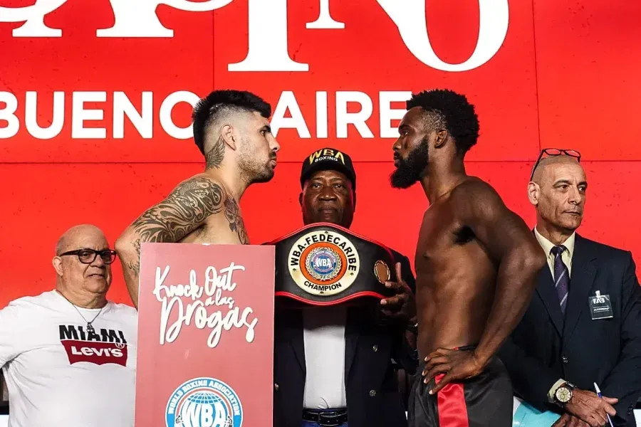 Omar Díaz pelea en el Festival "Knock Out a las Drogas",