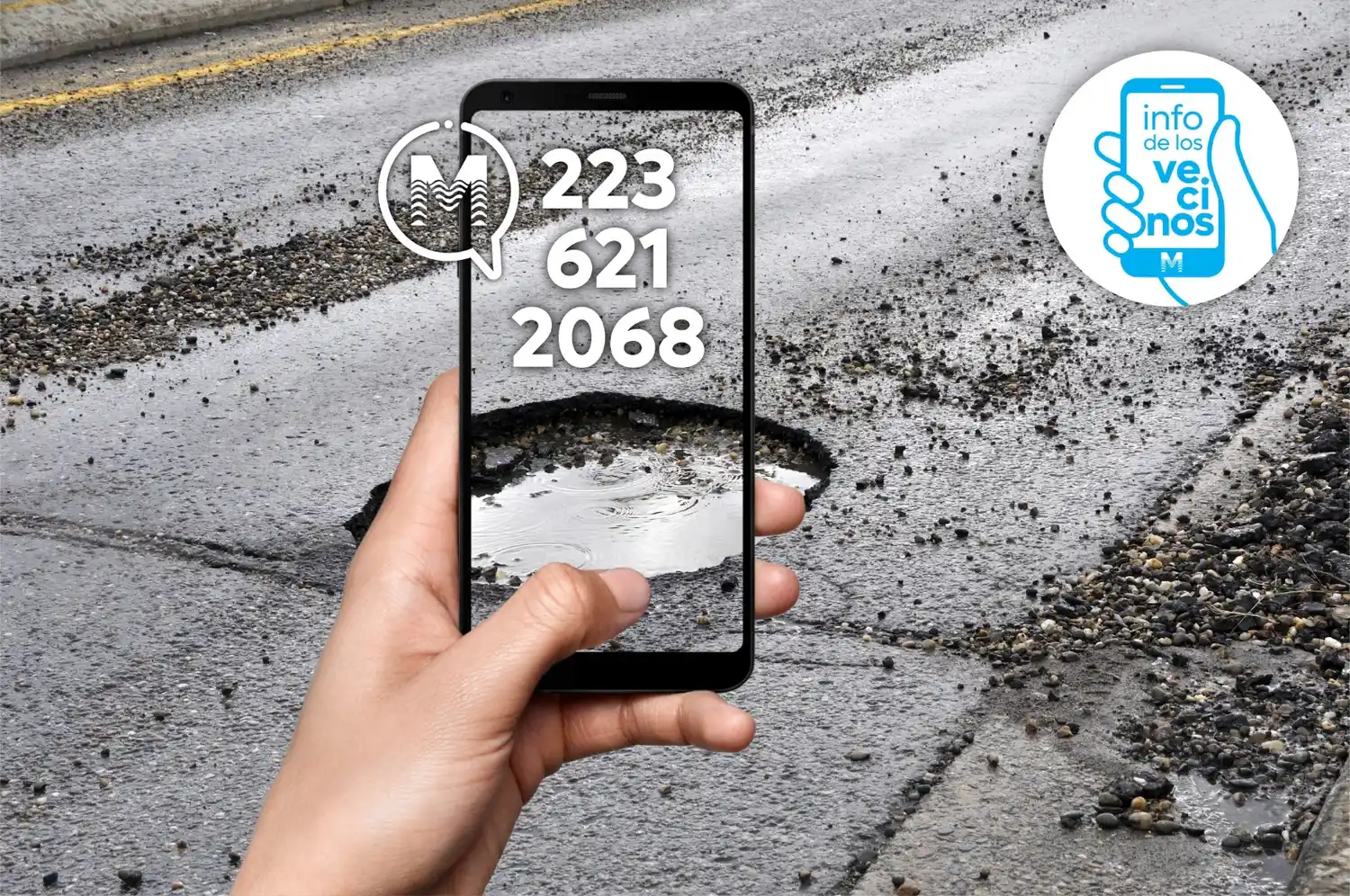 Los vecinos ya tienen número para comunicarse.