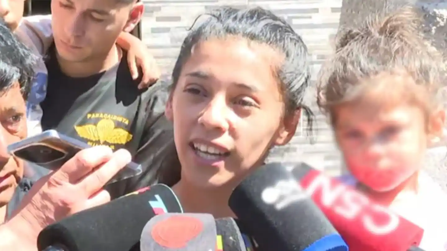 La mamá de Esmeralda habló con los medios tras el alta de su hija