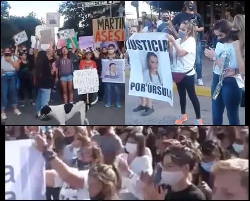 Marcha en Rojas para pedir Justicia por el femicidio de Úrsula Bahillo