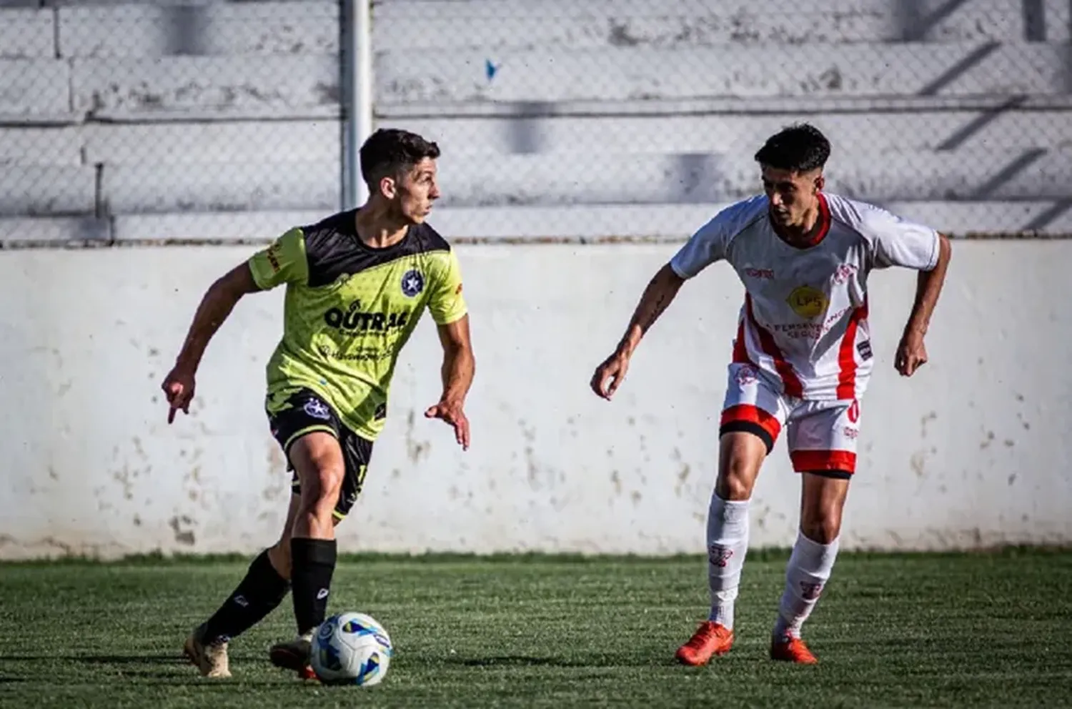 Juan Ignacio Fernández durante su paso por Racing de Olavarría