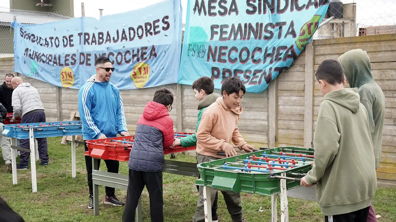 Metegol. Uno de los juegos más elegidos por los chicos