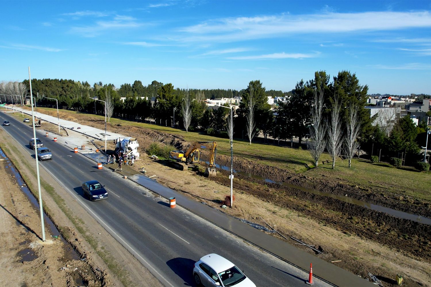 Trabajos en Ruta 58 superan el 50% de avance: En Ezeiza, Presidente Perón, Esteban Echeverría y San Vicente