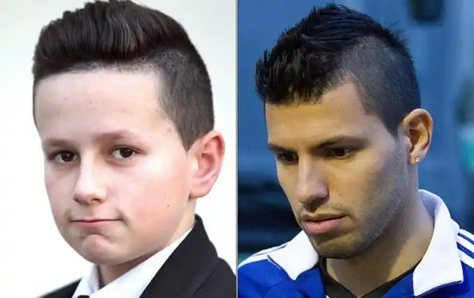Lo sacaron del aula y lo suspendieron por cortarse el pelo como el "Kun" Agüero