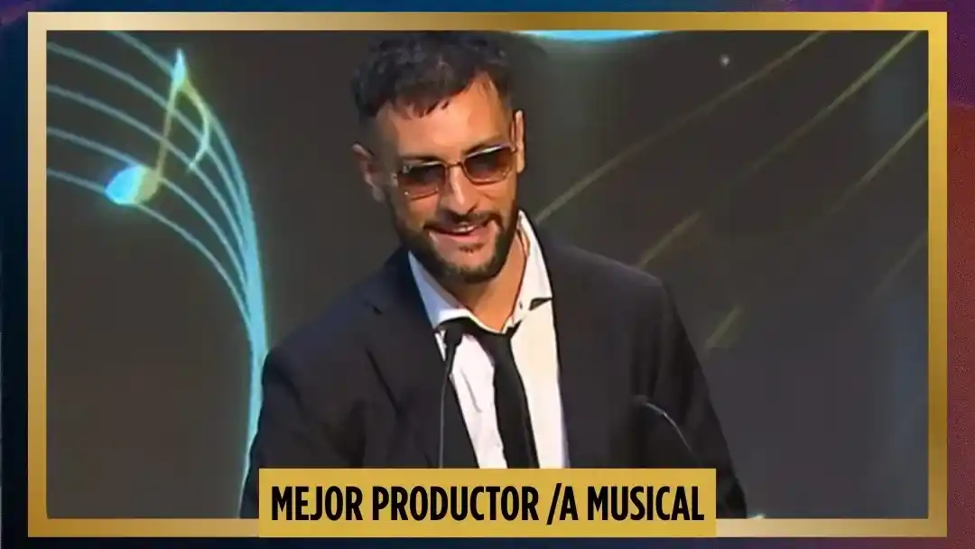 El necochense Big One ganó el Martín Fierro como Mejor Productor Musical