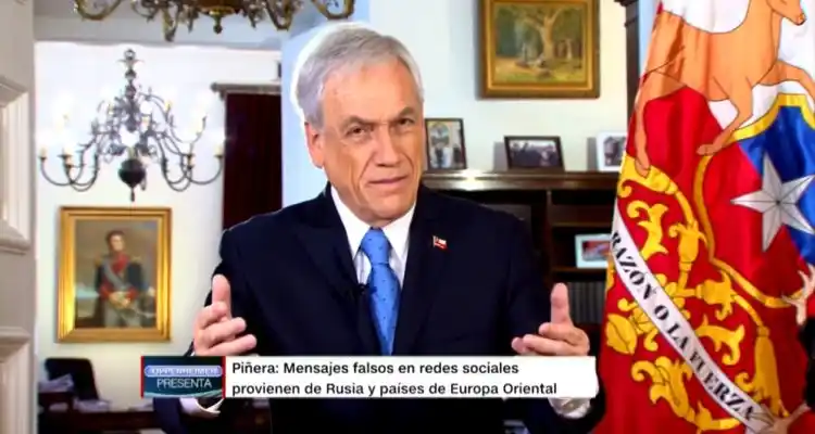 Para Piñera, los videos de la represión están tergiversados