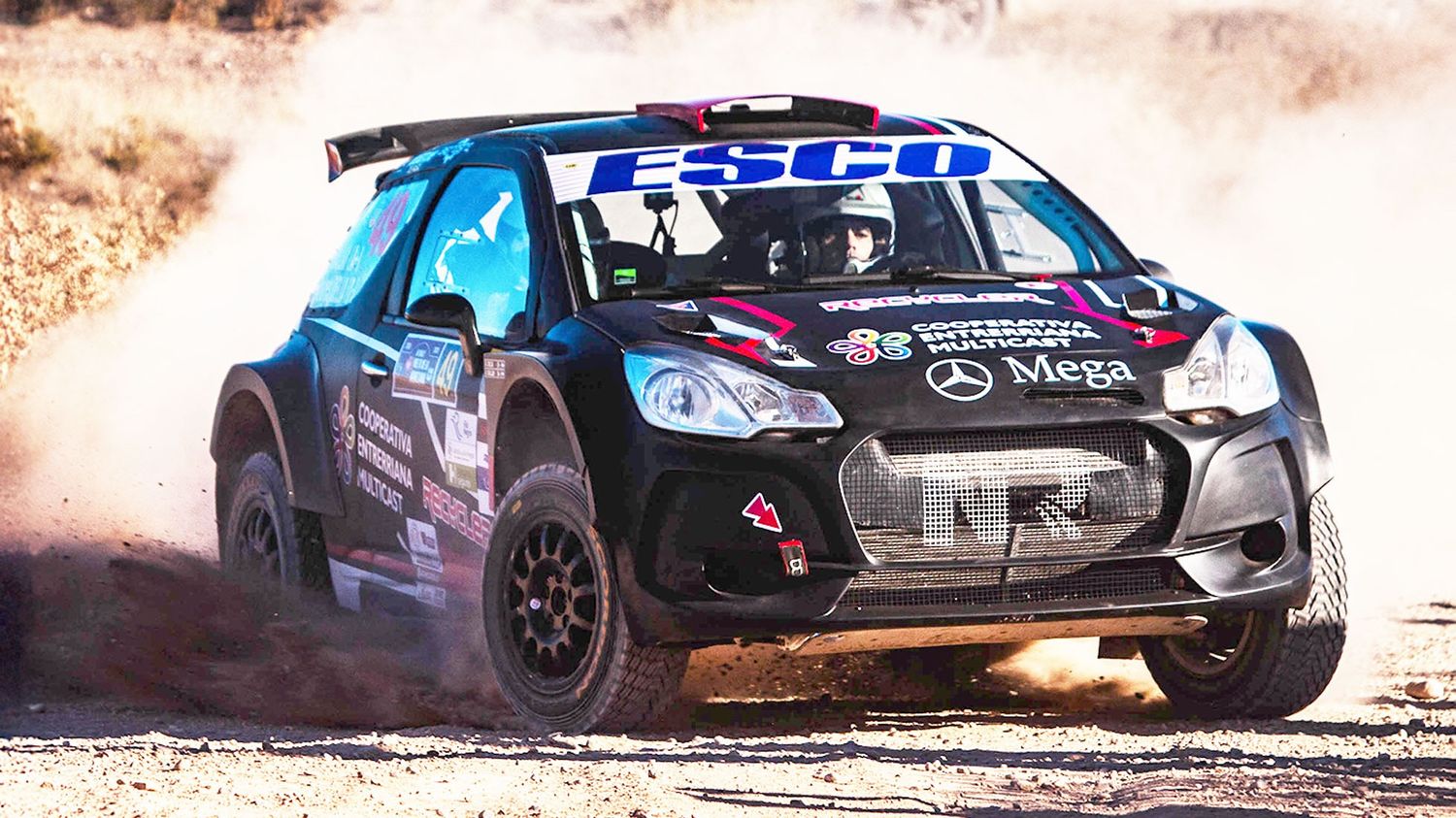 Victorio Ballay, protagonista en el Rally de Entre Ríos