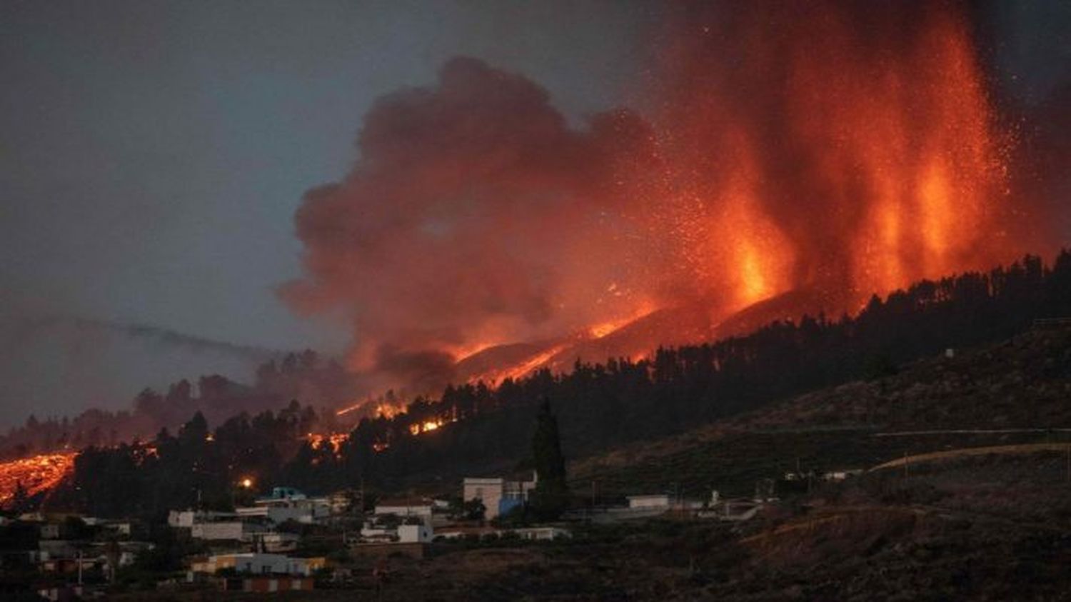 ¡DESPAVORIDOS E IMPRESIONADOS! Evacúan más de 5.000 personas ante arrase de lava del  volcán en Canarias