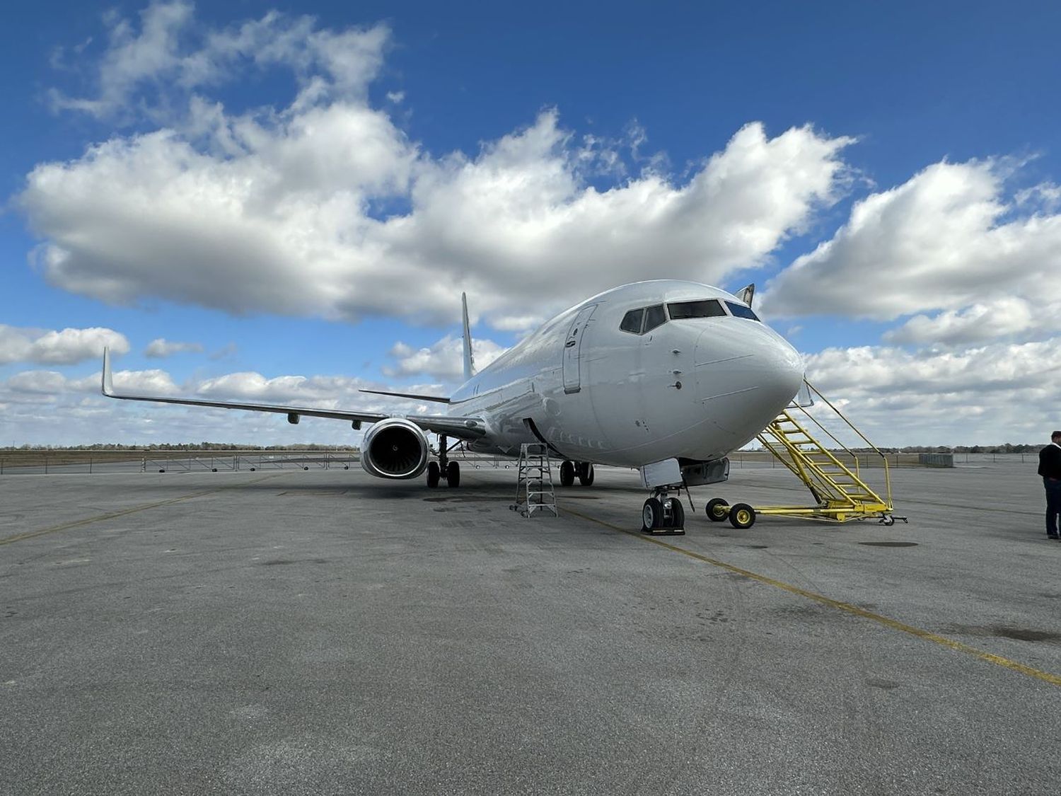 Llegó al aeropuerto de Ezeiza el primer Boeing 737-800(SF) de Aerolíneas Argentinas Cargo