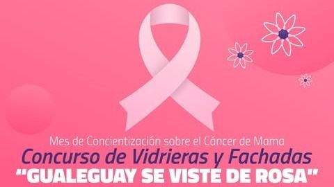 Gualeguay se viste de rosa: invitan a sumarse al Concurso de Vidrieras y Fachadas