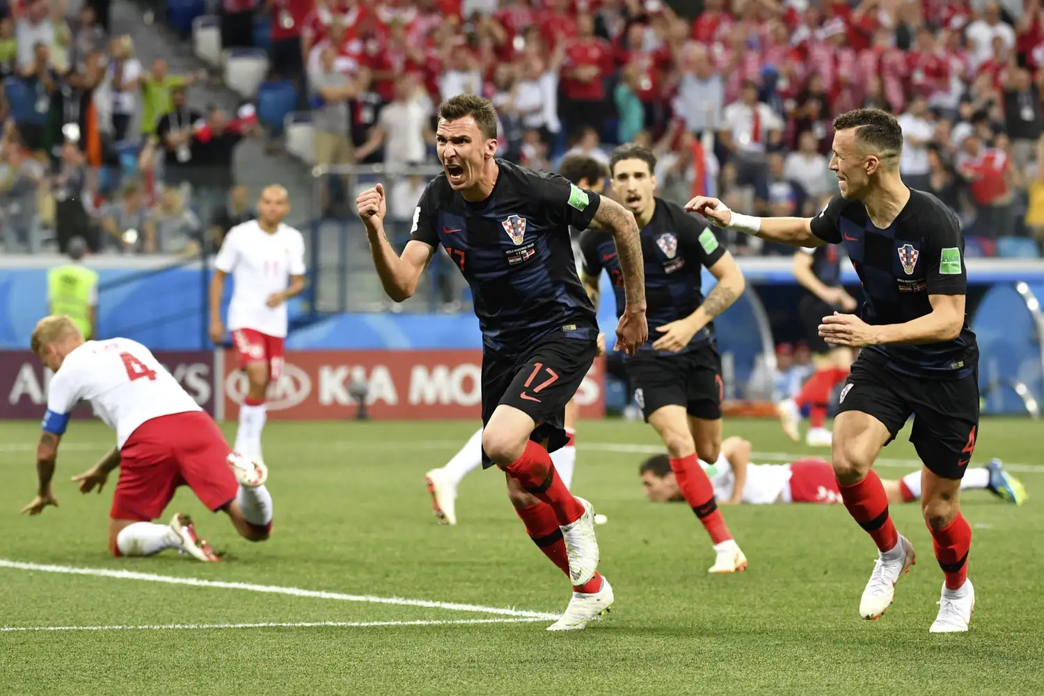 Para Mario Mandzukic, la mayor presión fue en octavos