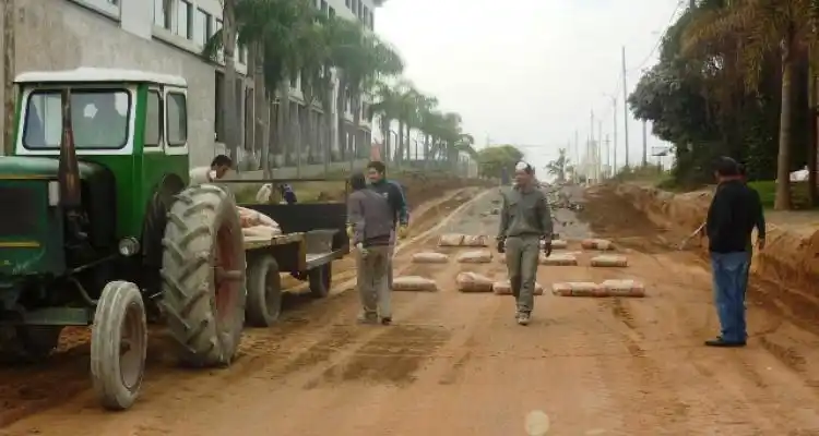 Obras Públicas avanza en las obra sobre calle Máximo Millán