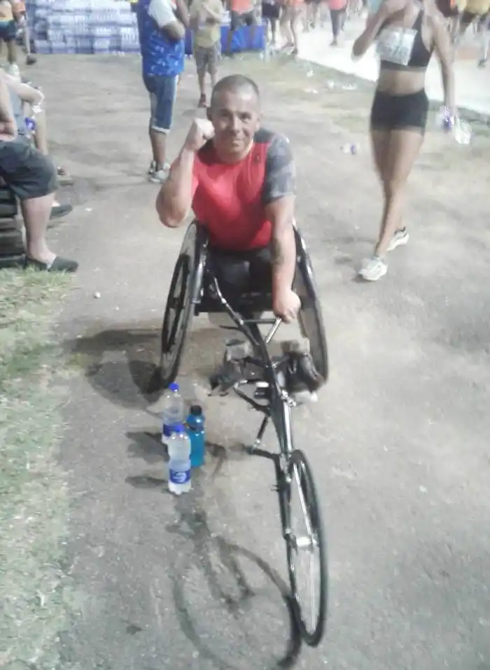 Daniel Ortíz, el gran vencedor en sillas de ruedas en el Maratón de Reyes 2020