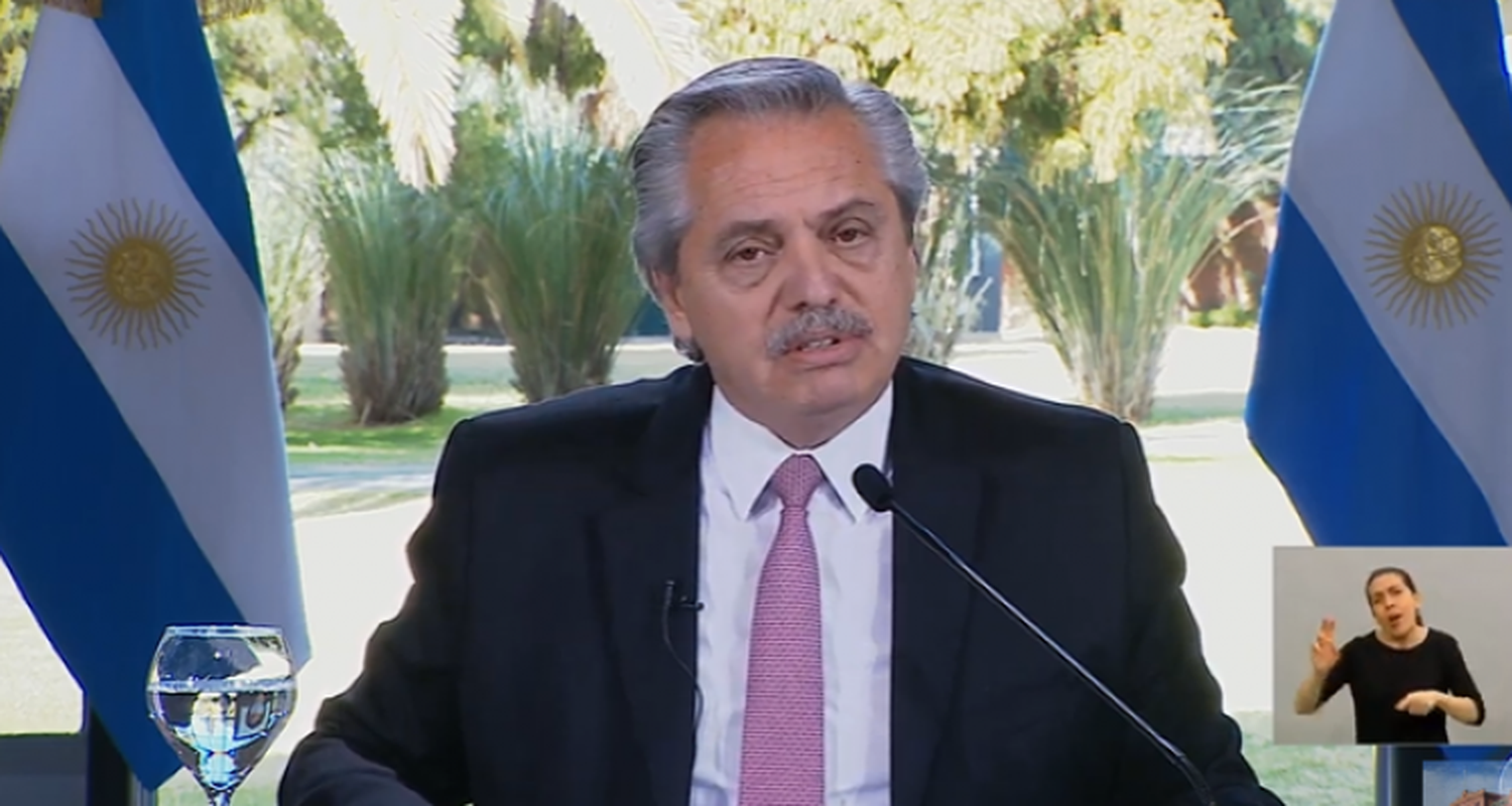EN VIVO: el presidente de la Nación, Alberto Fernández, anuncia cómo sigue la cuarentena por la pandemia de coronavirus
