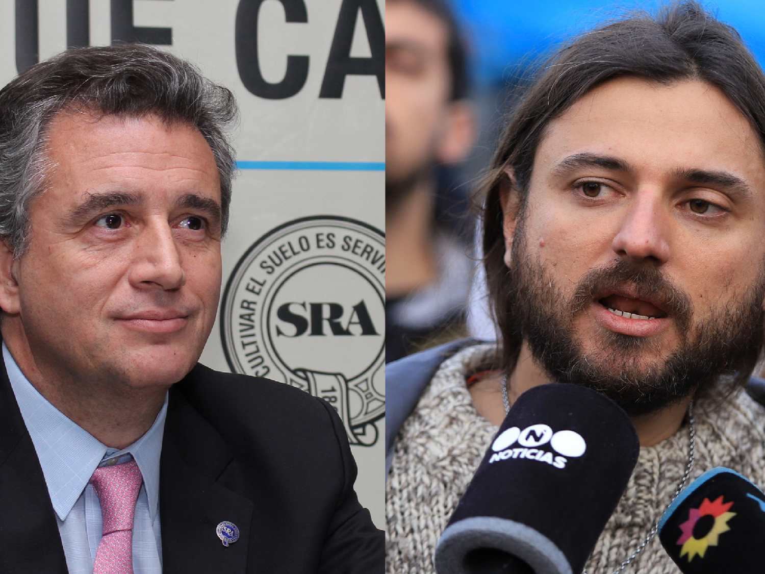  Grabois y Etchevehere retomaron la polémica y el dirigente social chicaneó: "No pensé que te ibas a asustar"