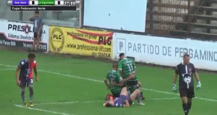 Torneo de Clubes: En el estadio de Douglas Haig, La Esperanza goleó a Maristas de Pergamino