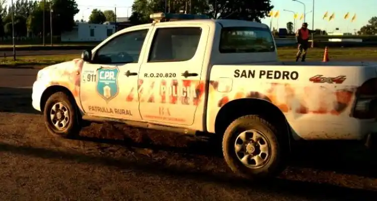 Violento asalto en zona rural, en un campo ubicado en Ruta 9