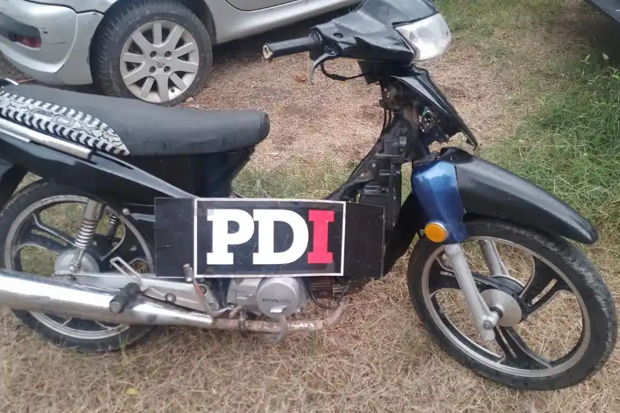 En un rápido accionar PDI  recuperó una moto robada 