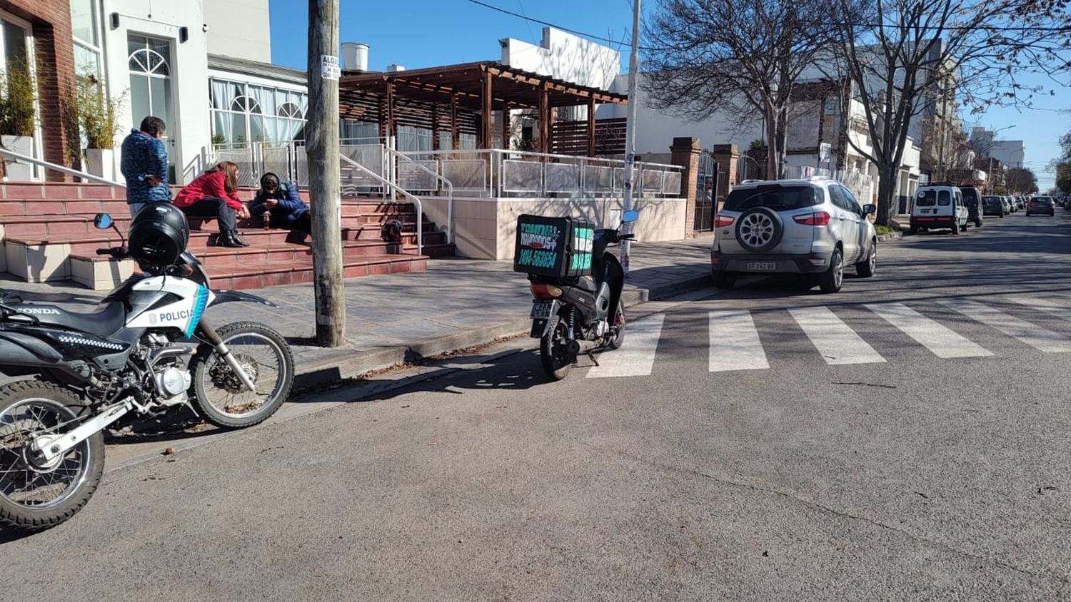 Hospitalizaron a una mujer tras un accidente en 14 de Julio y Avellaneda