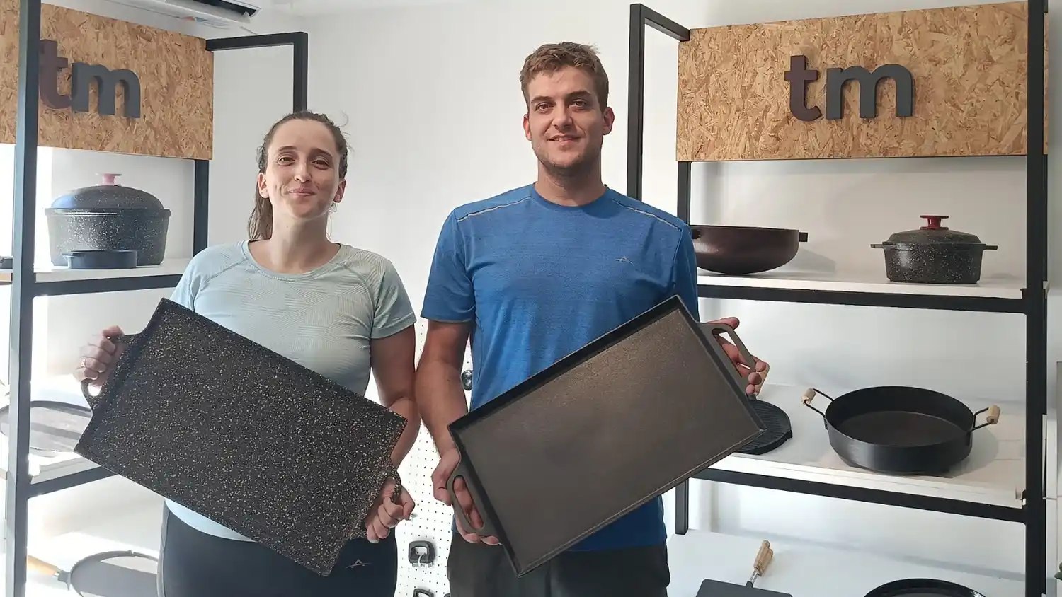 Giuliana y Nicolás Mercol.