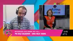 Cómo se trabajó durante el incendio en las sierras