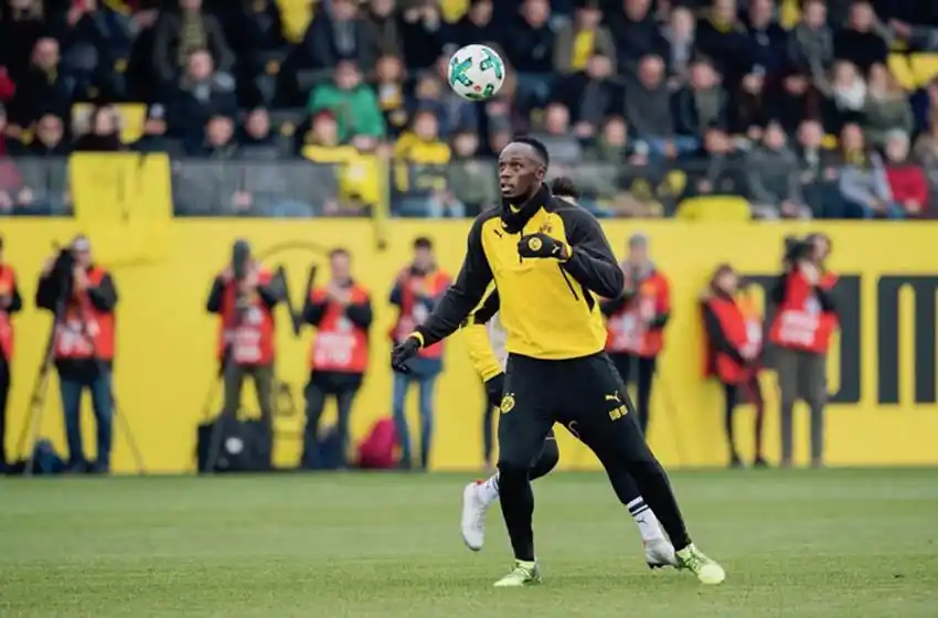 Usain Bolt eligió a tres futbolistas para una carrera de relevos