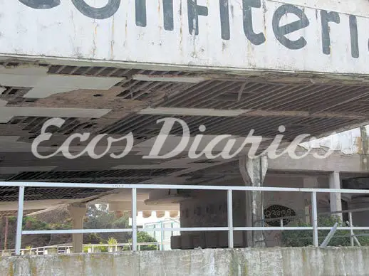 El edificio del Casino  una vergüenza y no se vislumbra solución