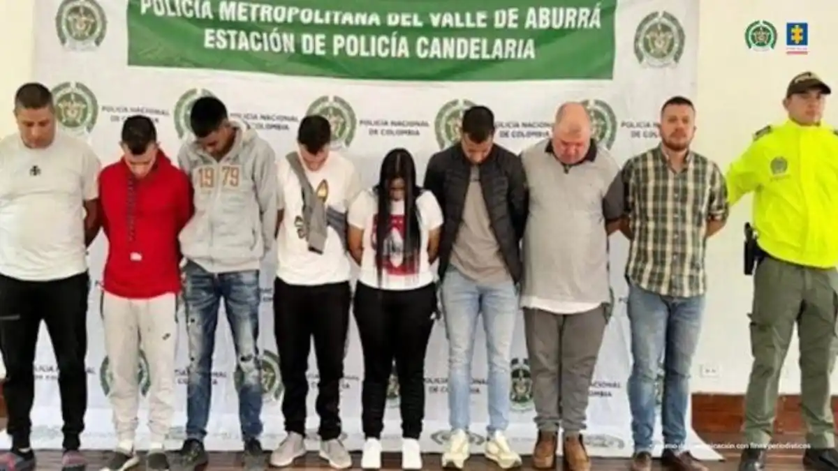 Nueve detenidos de una red que enviaba droga de Colombia a EE.UU. y países de Centroamérica