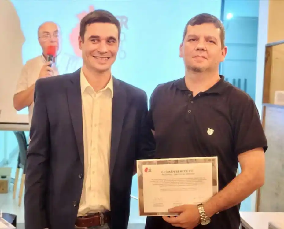 Gastón Michel presidente ucr san justo