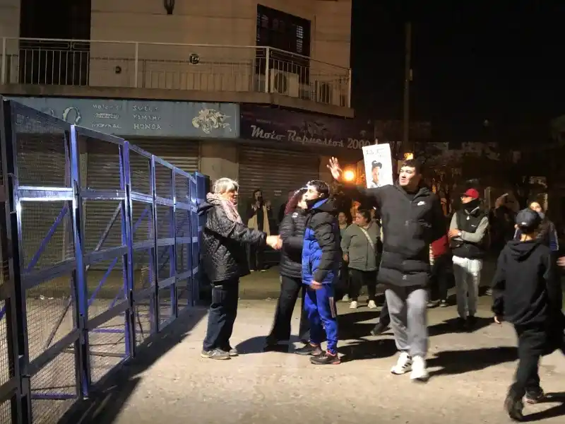 La manifestación terminó en represión