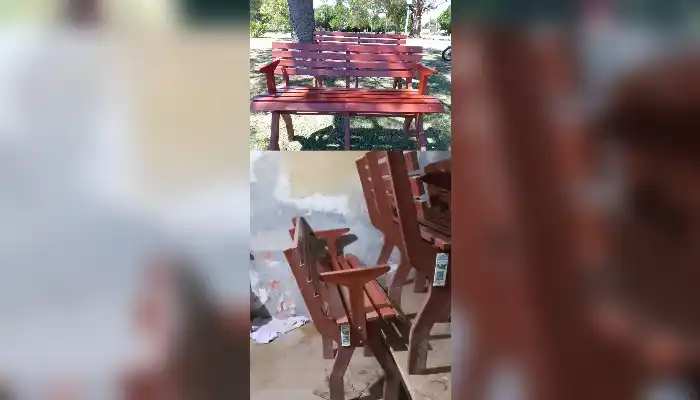 Pusieron tres bancos en la costanera y los tienen que amurar porque los roban