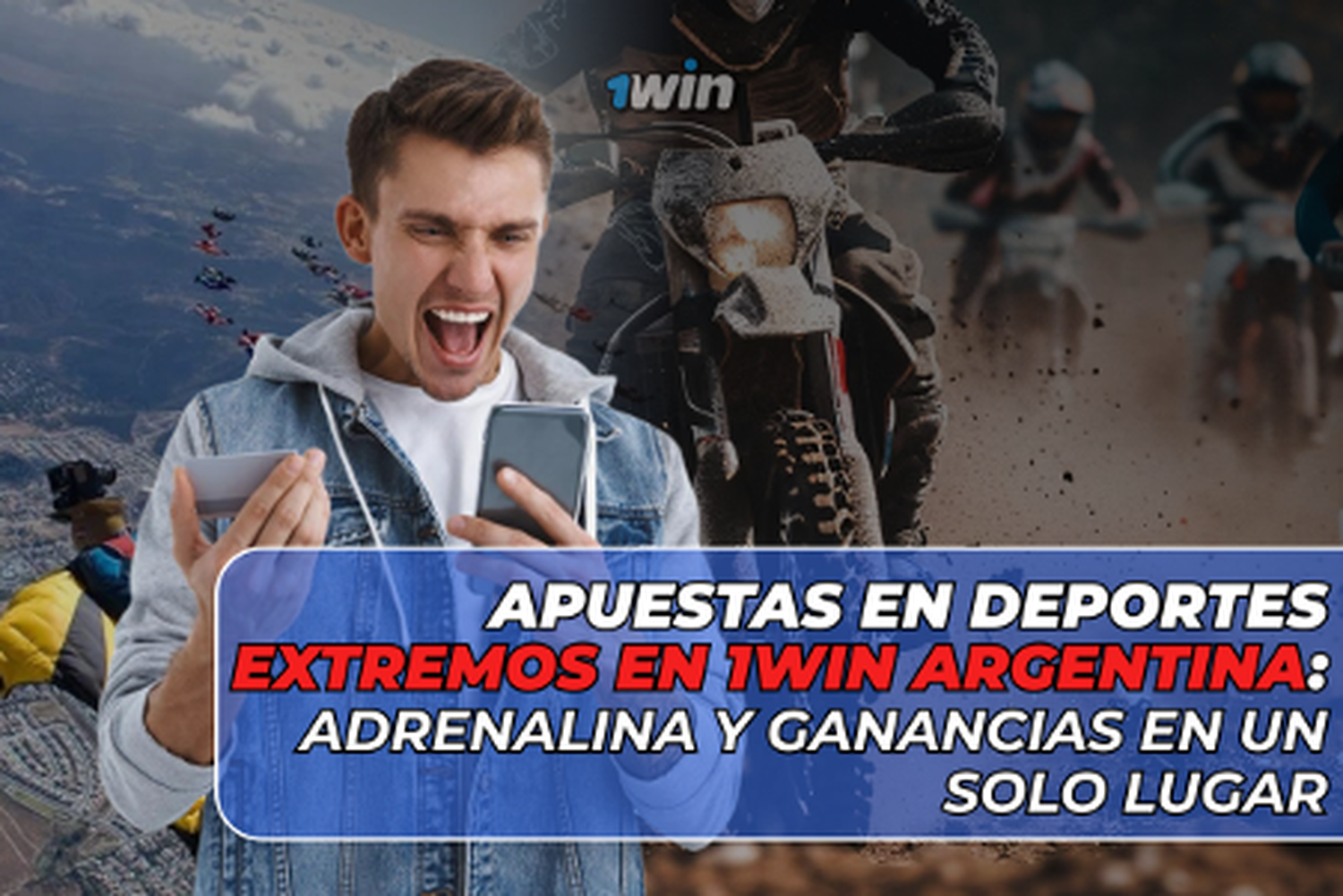 Apuestas en deportes extremos en 1win Argentina: Adrenalina y ganancias en un solo lugar