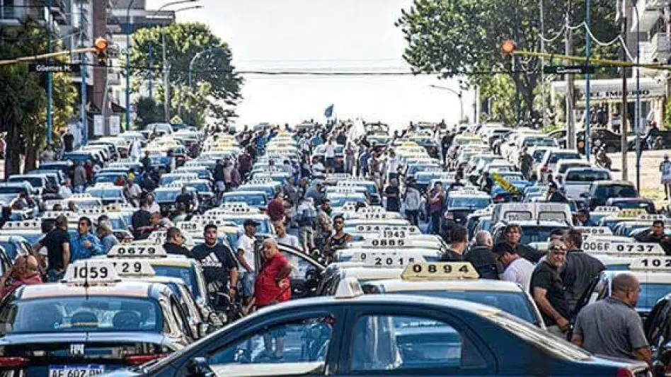 "Solo quiero soluciones para mi sector" indicó Pablo Sanchez, presidente de la sociedad de conductores de taxis