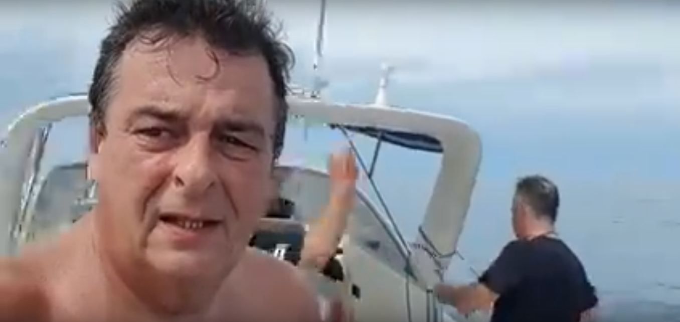 El Intendente de Colón, pescando atún en el Mar Mediterráneo