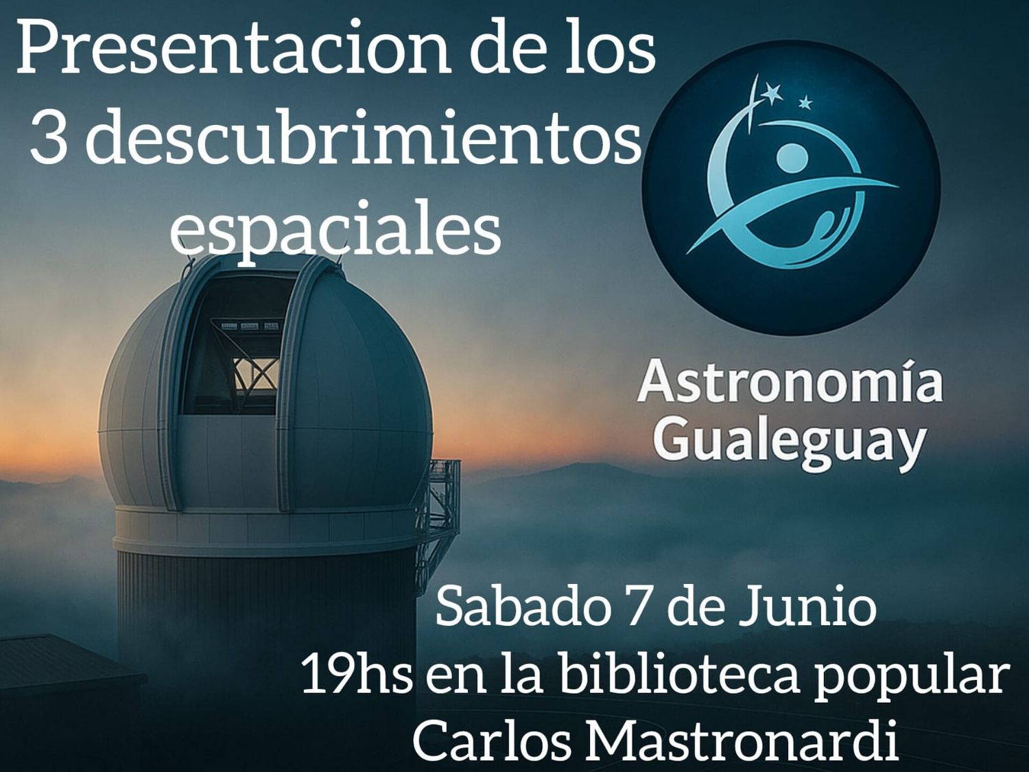 Tres nuevos descubrimientos
