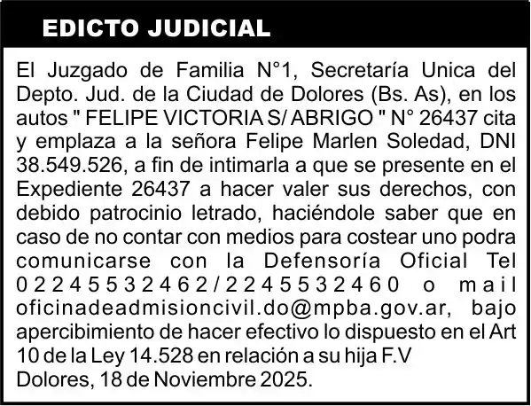 FELIPE VICTORIA S/ ABRIGO