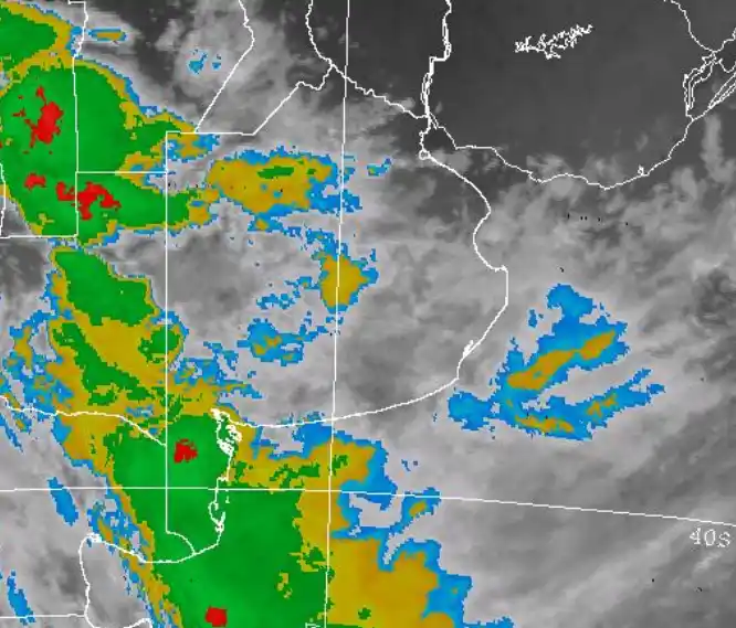 Alertas meteorológicos por tormentas fuertes y abundantes lluvias para el oeste y centro bonaerense