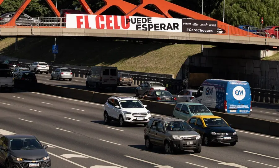 CESVI Argentina midió hábitos en Acceso Norte y Oeste.