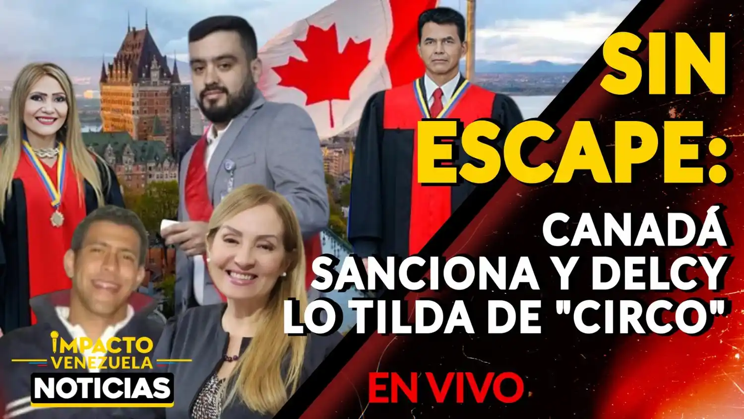SIN ESCAPE: Canadá sanciona y Delcy lo tilda de «circo» – VIDEO