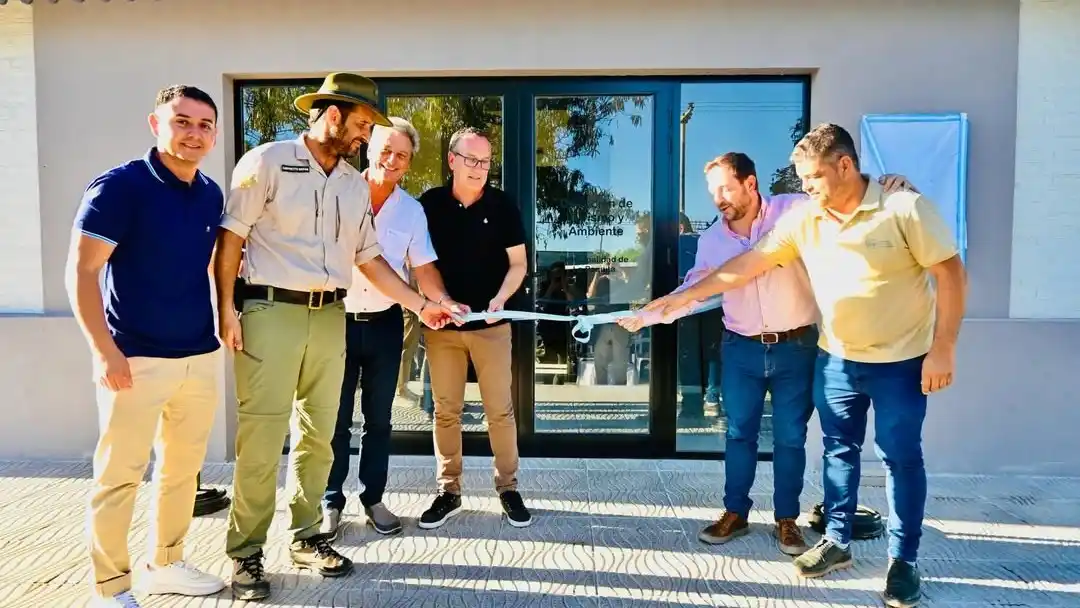 La Paquita recuperó la casa del ferrocarril donde ahora están la Dirección de Turismo y Ambiente.