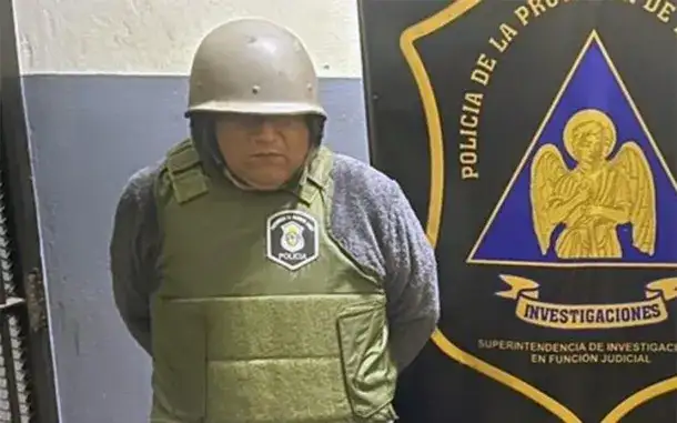 Narcotraficante detenido.