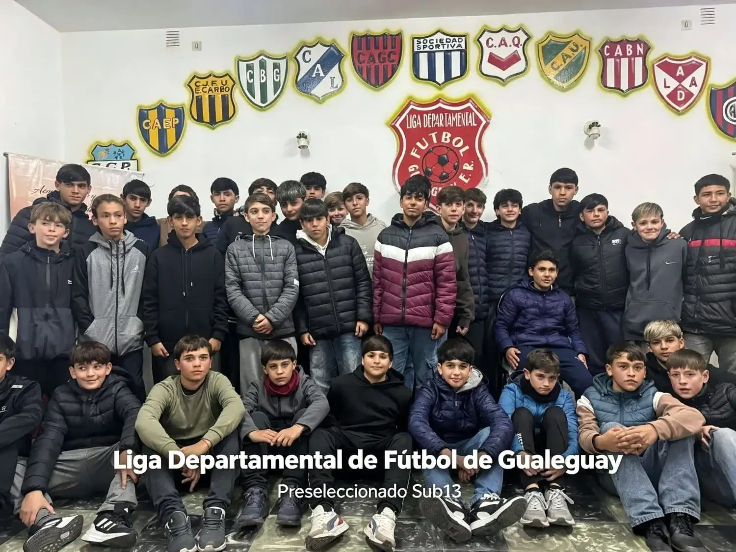 La Liga Departamental de Fútbol de Gualeguay dio a conocer la preselección Sub 13 y Sub 15