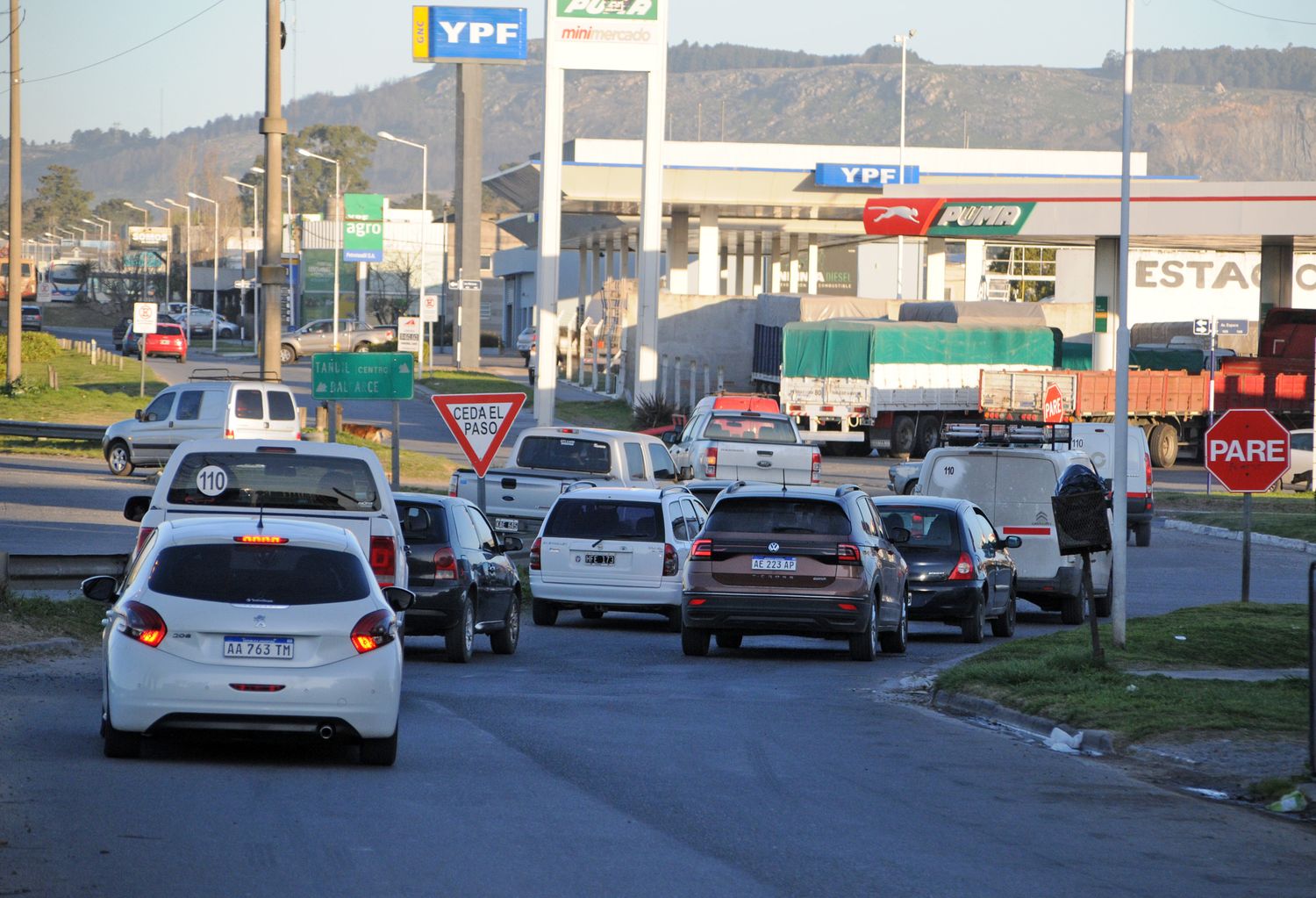 La rotonda de Espora y 226 aguarda por obras que mejoren su seguridad vial.